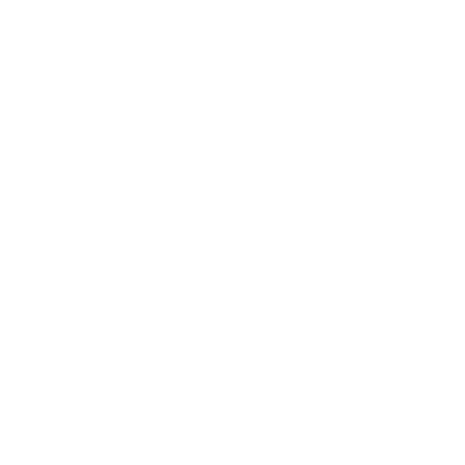 white circled tick icon