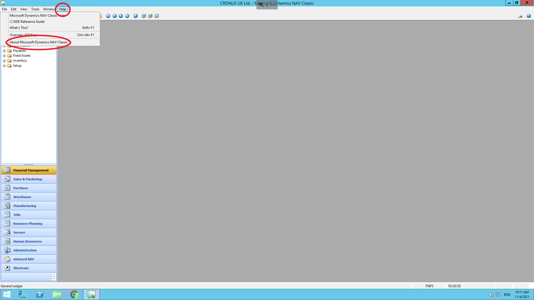 Version Checking-Classic-Step 1